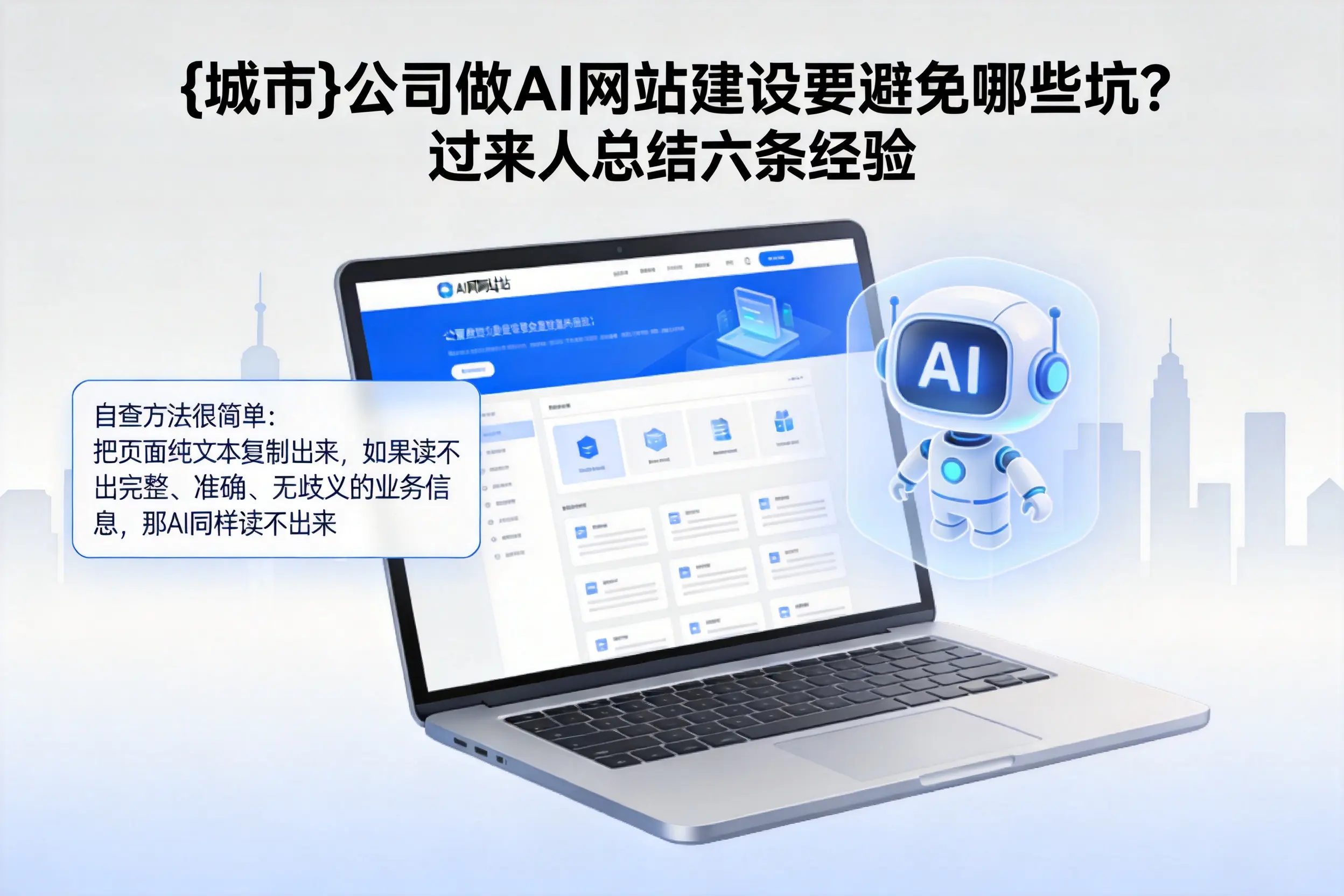 汕头公司做AI网站建设要避免哪些坑？过来人总结六条经验