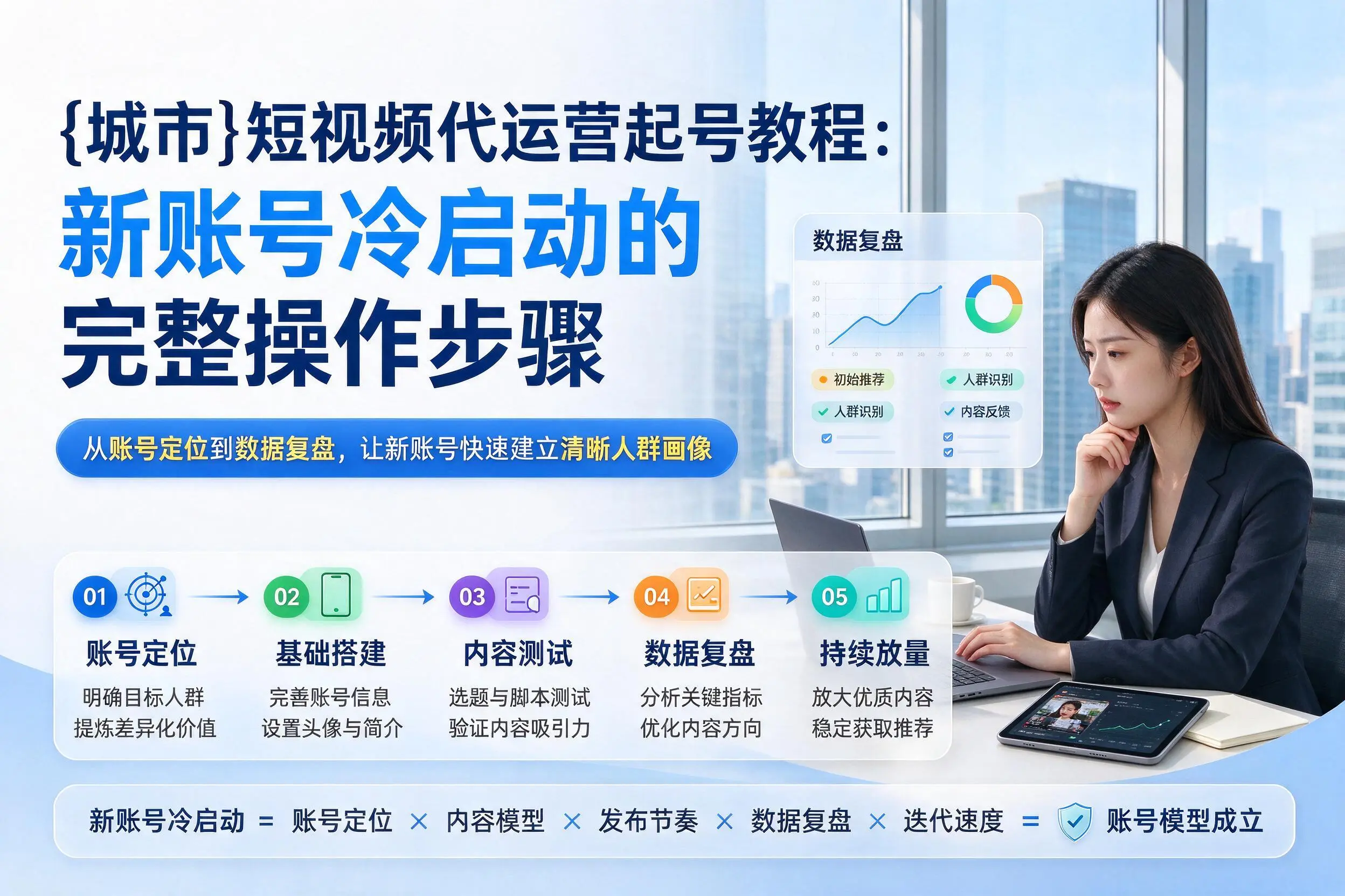 汕头短视频代运营起号教程：新账号冷启动的完整操作步骤