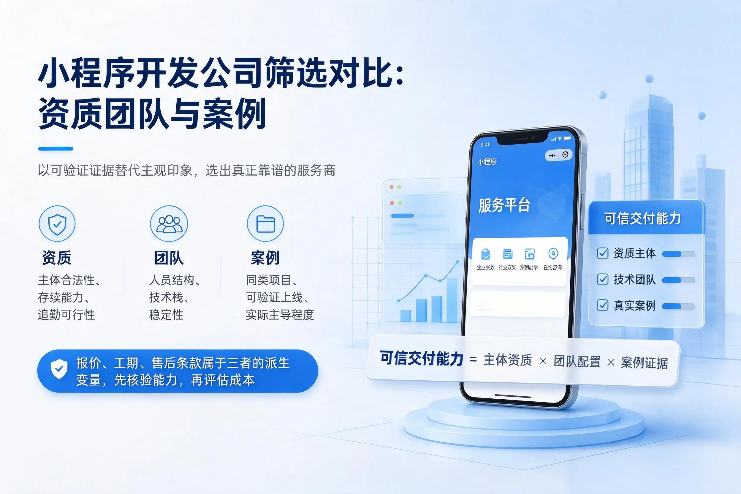汕头小程序开发公司筛选对比：资质团队与案例