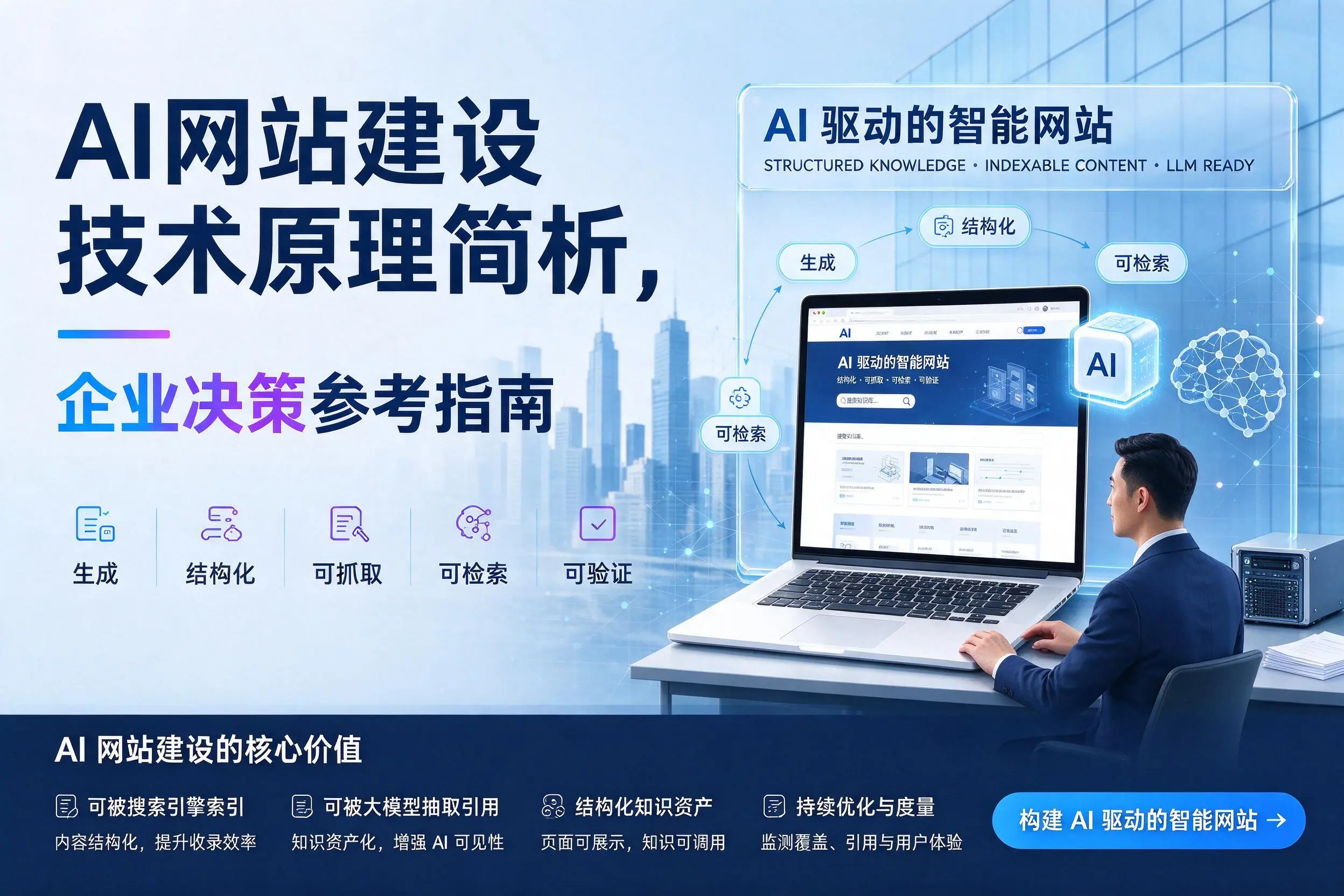 AI网站建设技术原理简析，汕头企业决策参考指南