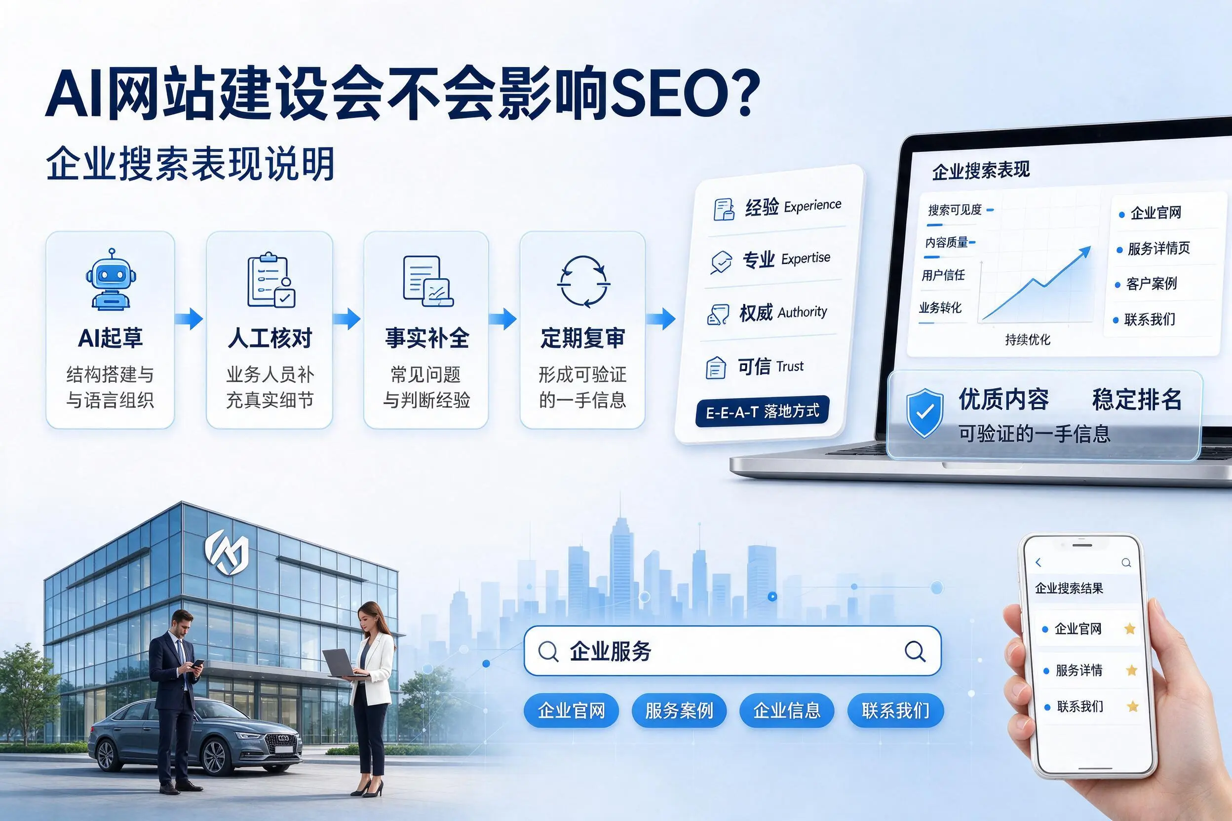 AI网站建设会不会影响SEO?汕头企业搜索表现说明