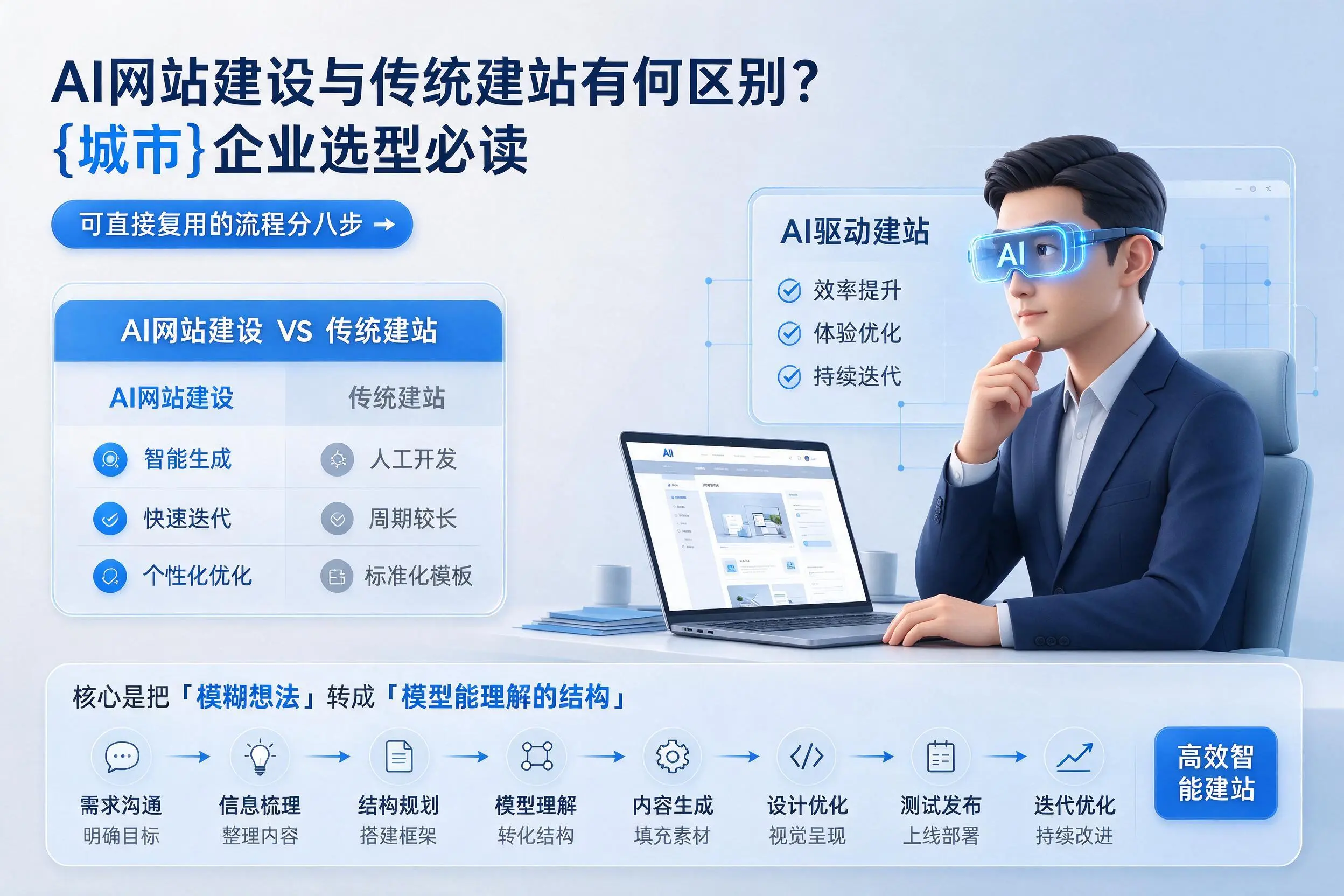 AI网站建设与传统建站有何区别?汕头企业选型必读
