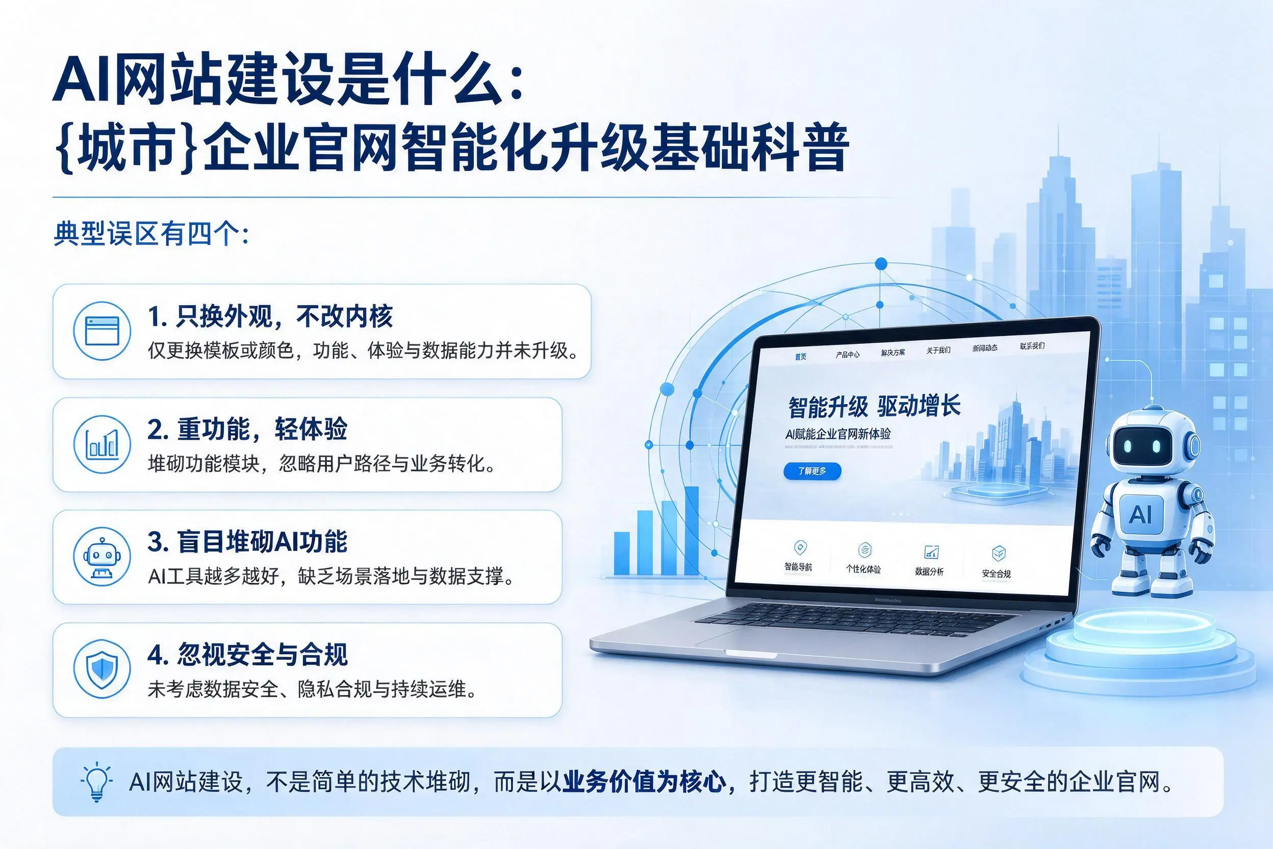 AI网站建设是什么：汕头企业官网智能化升级基础科普