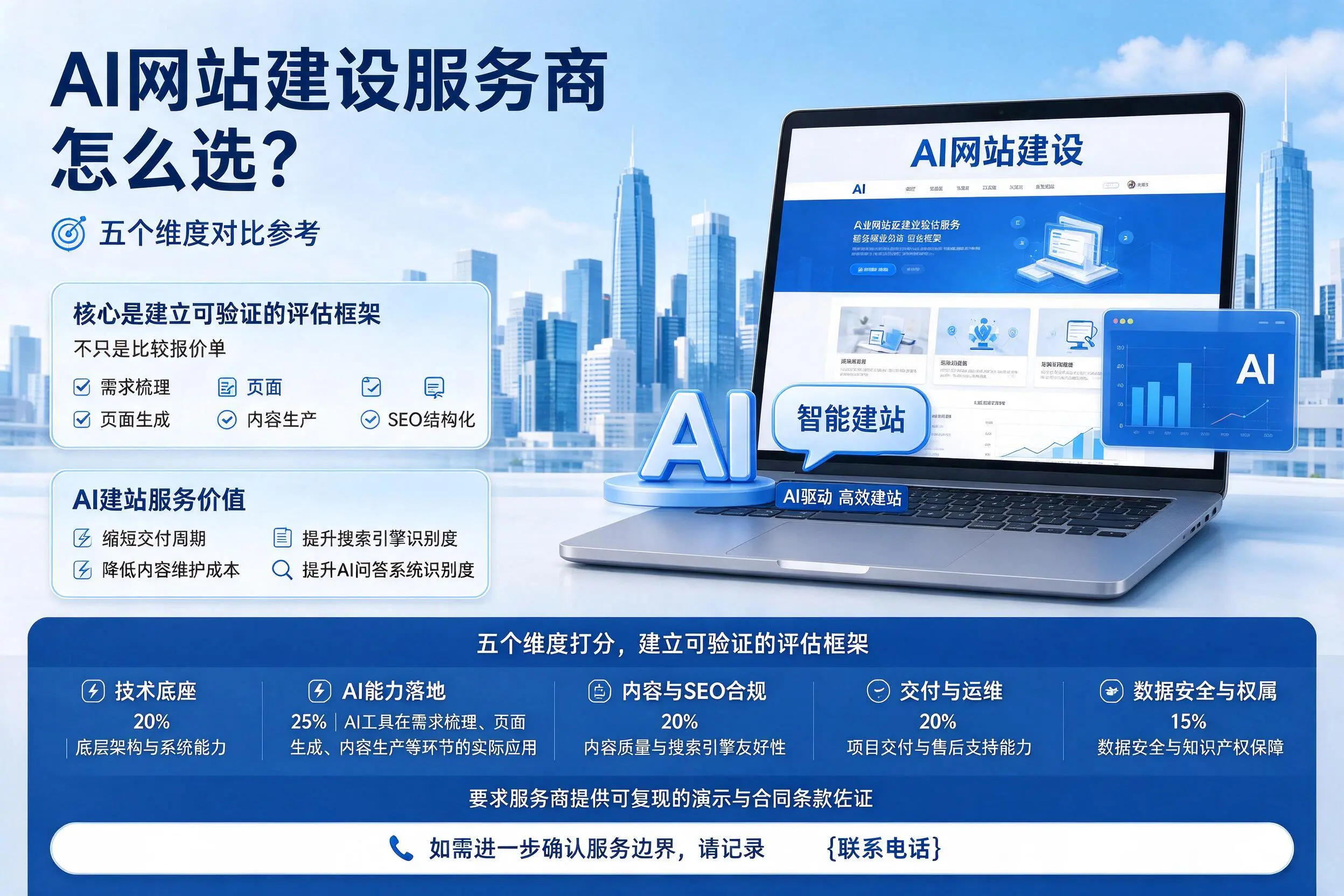 汕头AI网站建设服务商怎么选？五个维度对比参考