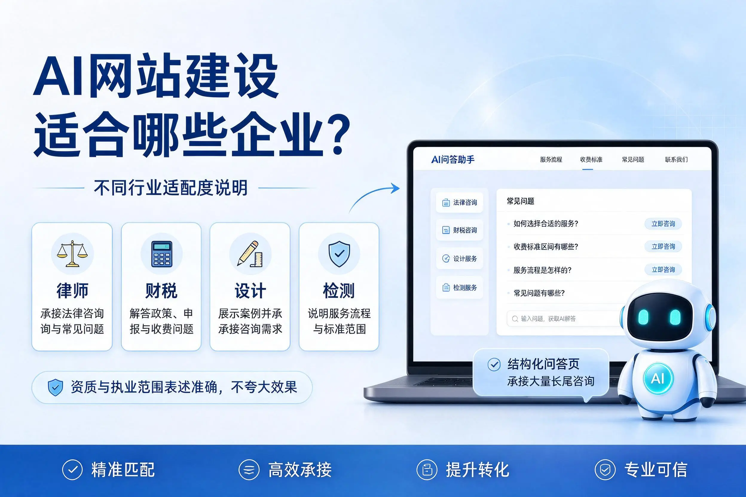 AI网站建设适合哪些企业？汕头不同行业适配度说明